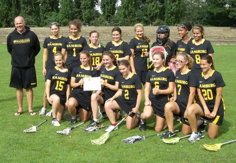 Bielefelder Juniorinnen bei der Lacrosse-WM in Hannover